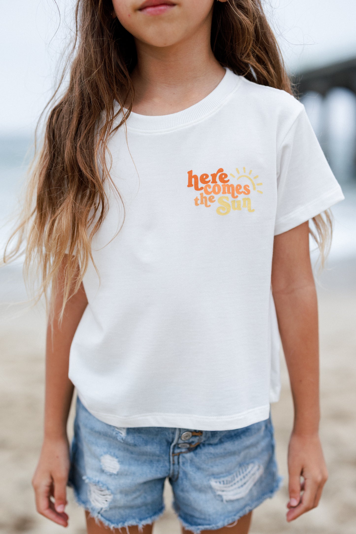 Kids Here Comes the Sun Premium Graphic Tee