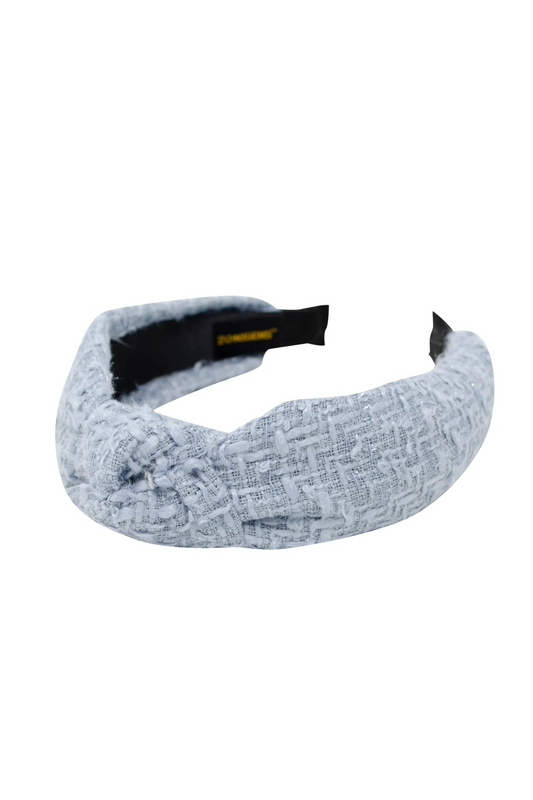 Kids Solid Tweed Knot Headband - Blossom & Lily