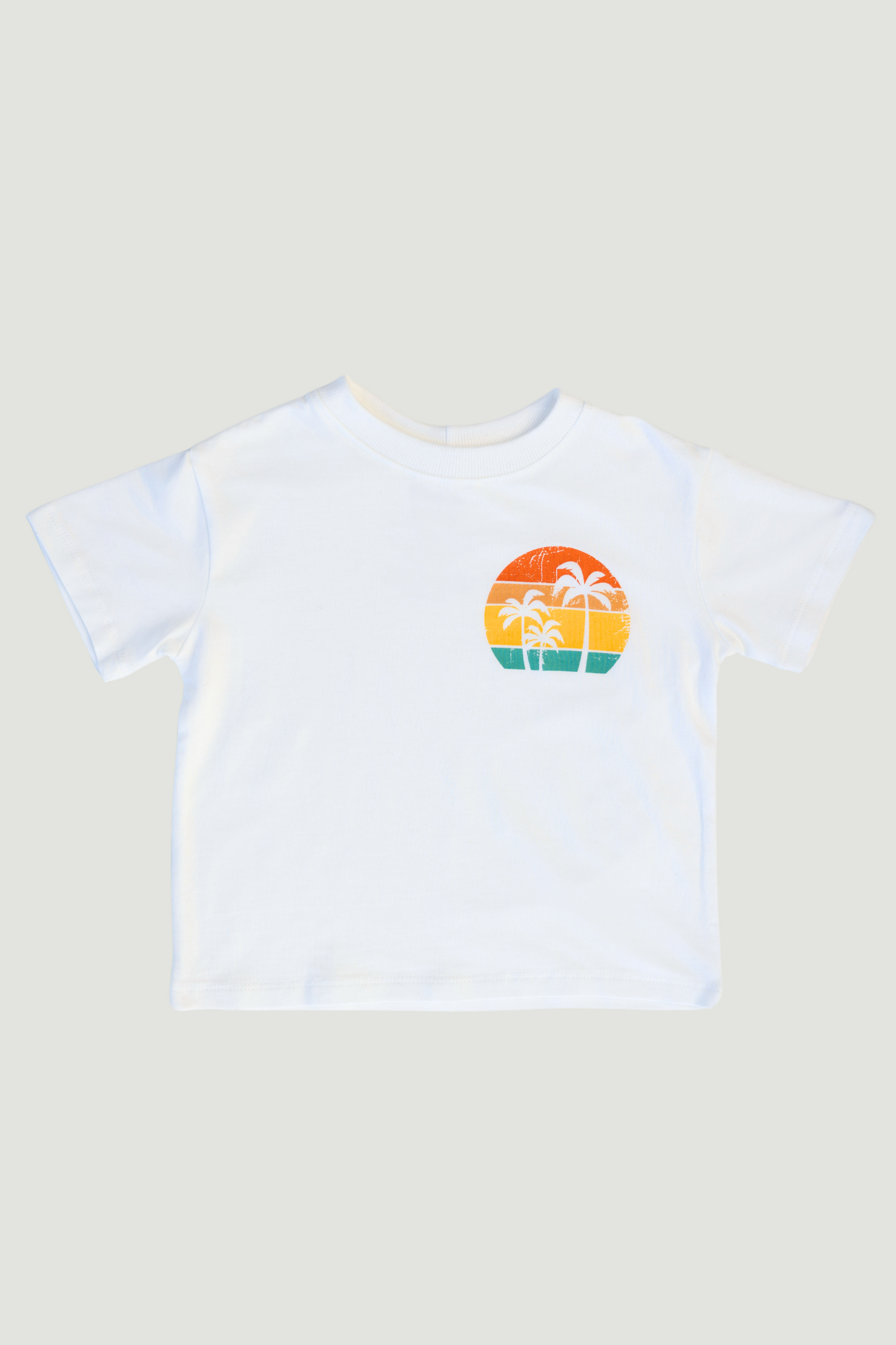Retro Palm Tree Premium Graphic Tee - Blossom & Lily