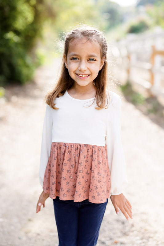 Kids Babydoll Top - Blossom & Lily