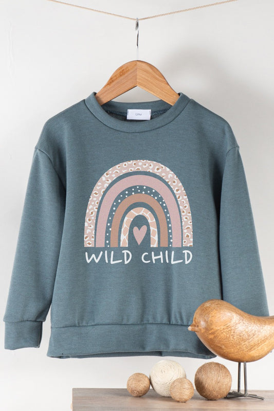 Kids Wild Child Sweatshirt - Blossom & Lily