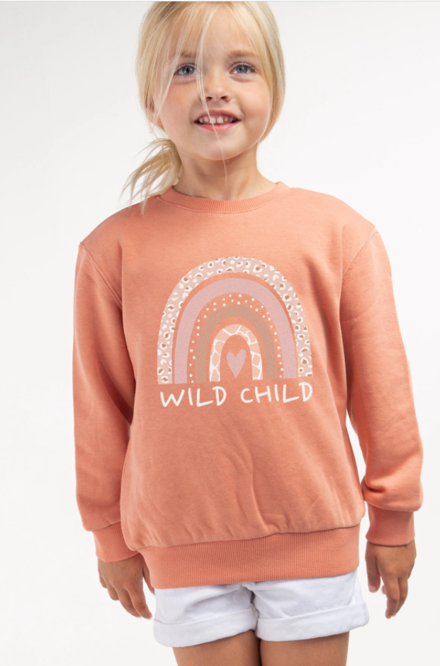 Kids Wild Child Sweatshirt - Blossom & Lily