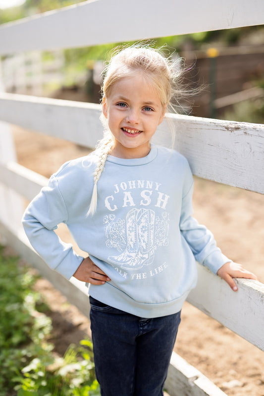 Kids Johnny Cash Sweatshirt - Blossom & Lily
