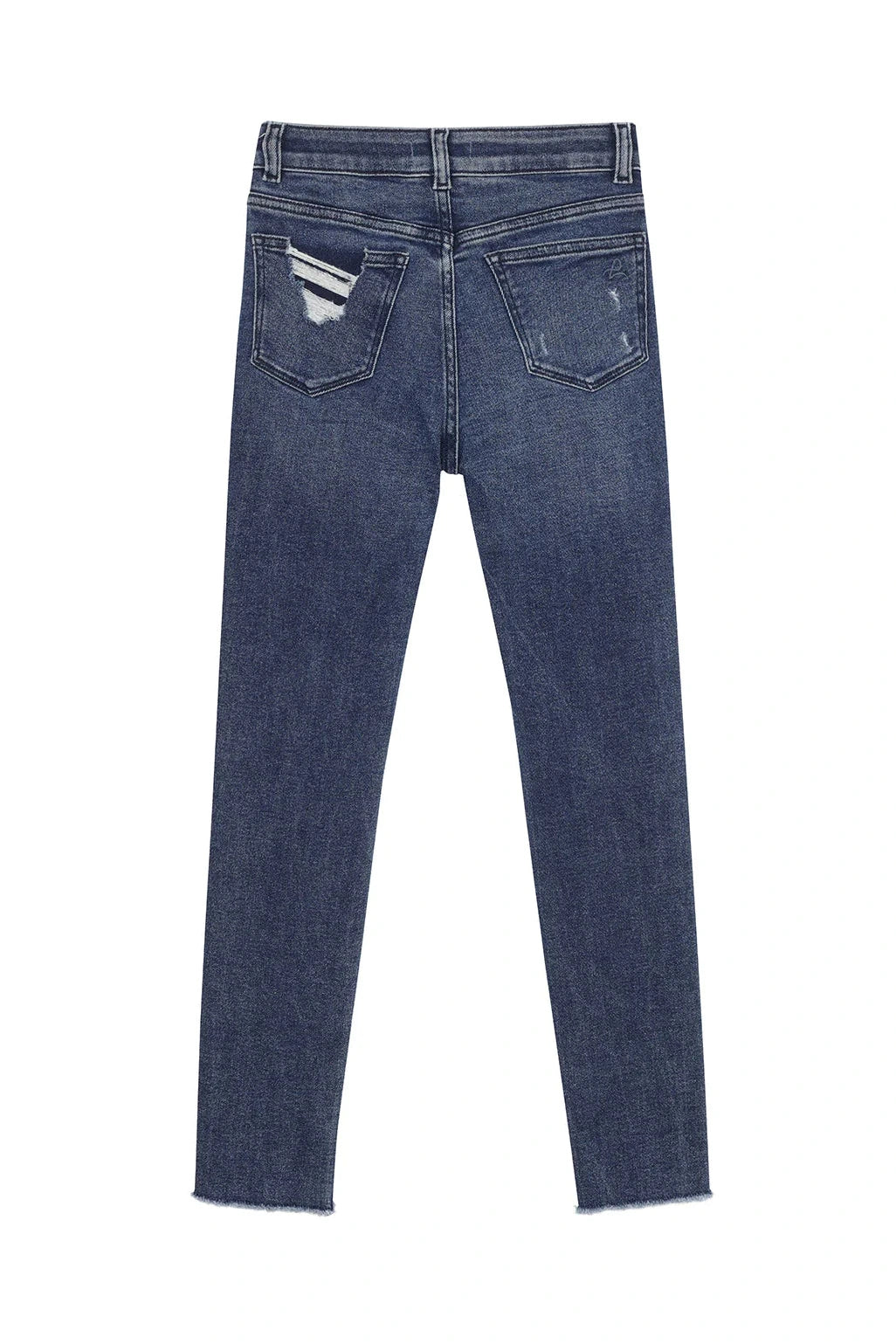 Girls Chloe Skinny High Rise - Eco Dark Distressed - Blossom & Lily