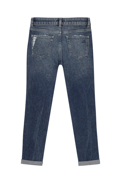 Girls Harper Boyfriend Jeans - Twilight Hour Distressed - Blossom & Lily