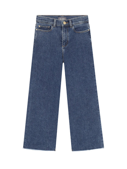 Girls Lily Wide Leg Jeans - Adams