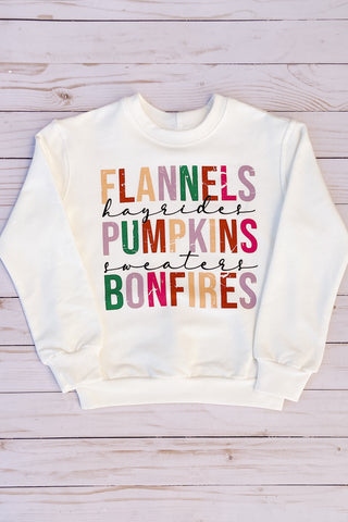 Fall Favorites Premium Graphic Sweatshirt