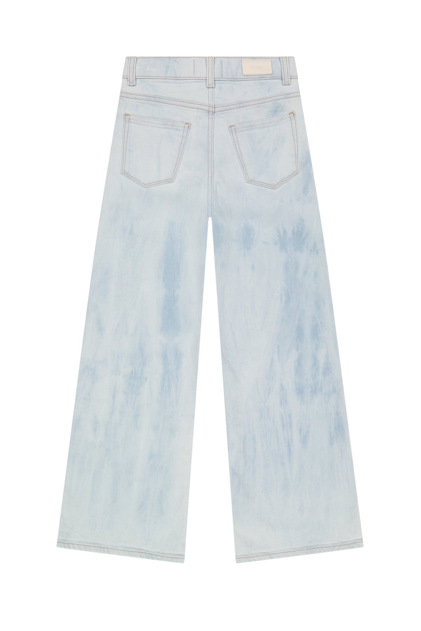 Girls Lily Wide Leg Jeans - Light Tide - Blossom & Lily