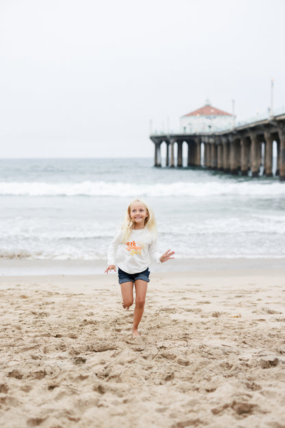 Kids Here Comes The Sun Premium Graphic Sweatshirt
