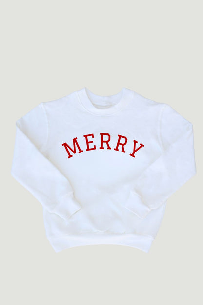 Kids Merry Christmas Premium Graphic Sweatshirt