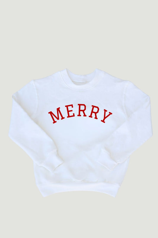 Kids Merry Christmas Premium Graphic Sweatshirt