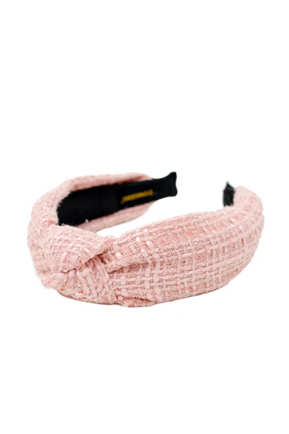 Kids Solid Tweed Knot Headband