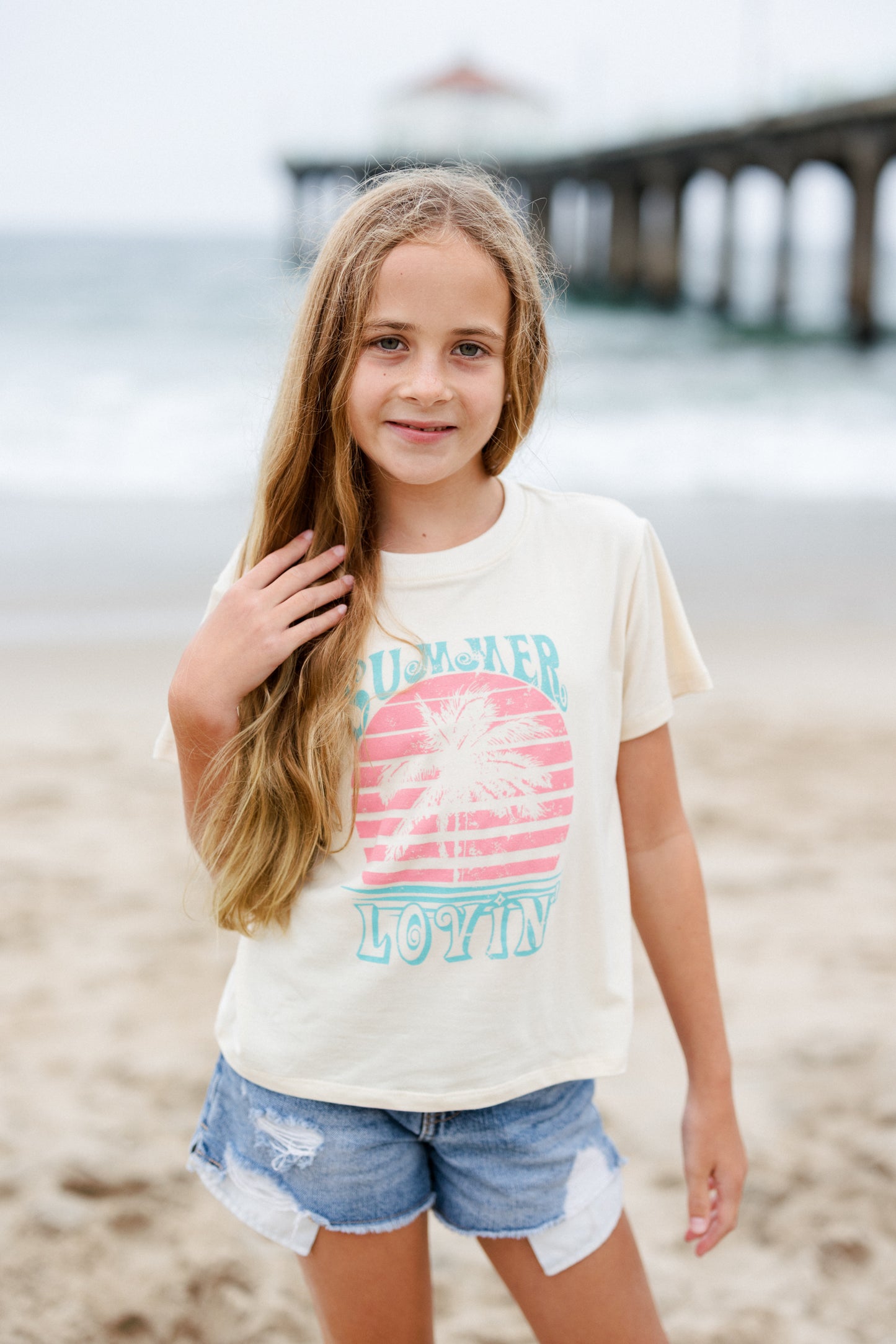 Kids Summer Lovin’ Premium Graphic Tee
