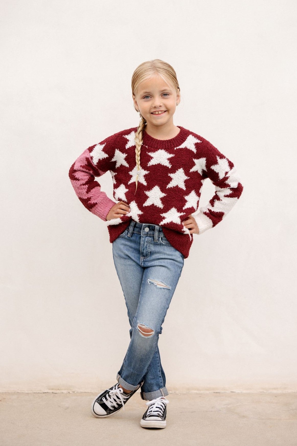 Girls Erin Fuzzy Sweater