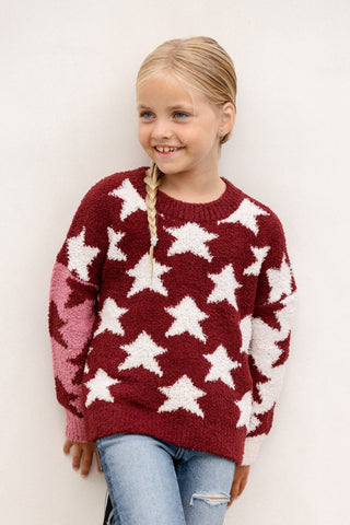 Girls Erin Fuzzy Sweater
