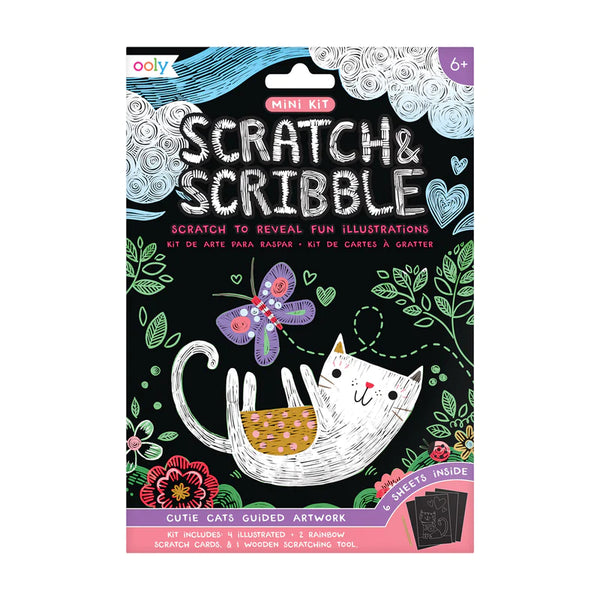 OOLY Mini Scratch & Scribble Art Kit