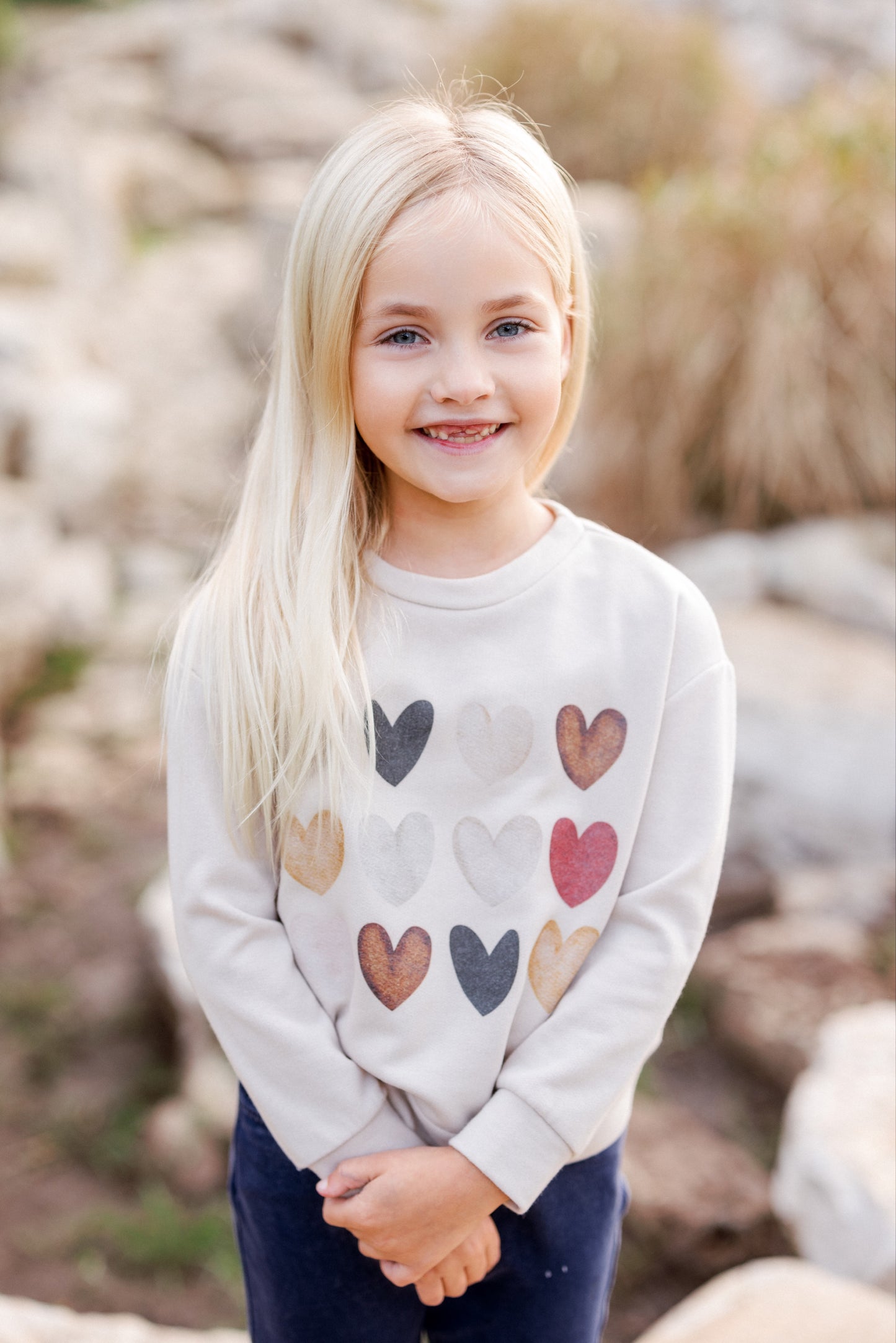 Kids Dozen Hearts Sweatshirt