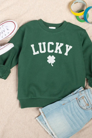 Kids Lucky Clover Sweatshirt