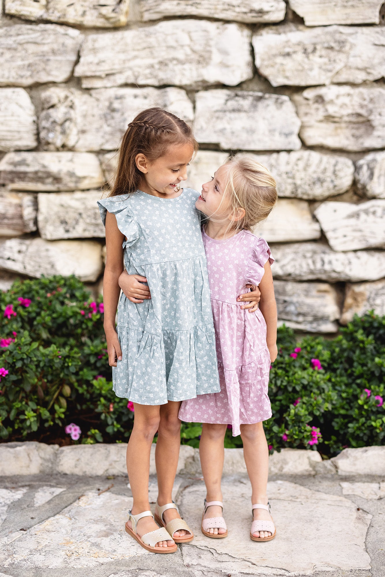 Kids Floral Sleeveless Dress